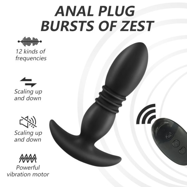 Vibrating Prostate Thrusting Massager Vibrators Sextoy