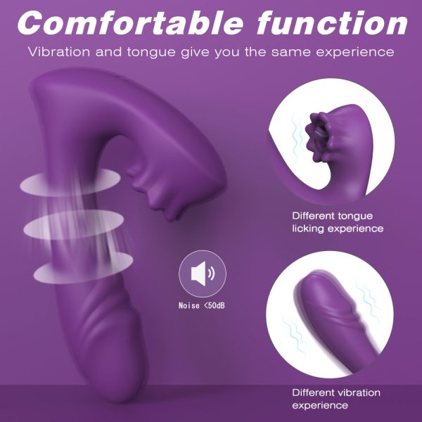 Chloe - Wearable Clitoral Tongue Licking Vibrator