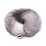 Wolf Tail Butt Plug Stainless Steel Pet Play Anal trainers