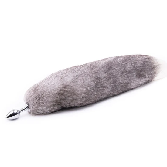 Wolf Tail Butt Plug Stainless Steel Pet Play Anal trainers