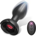 ANESIDORA Remote Control Butt Plug with Rose Bottom