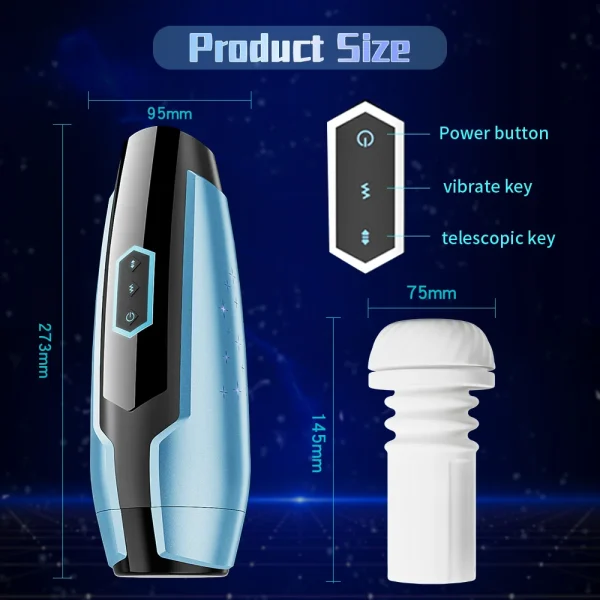 Mese - Telescopic Automatic Stroker for Men