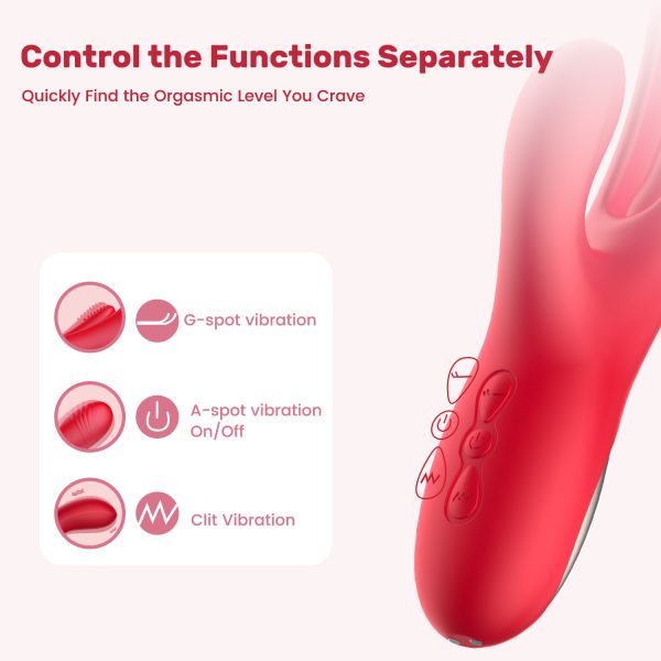 Bora Rabbit Tapping G-Spot Vibrator for Triple Thrill