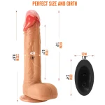 Neso - Dildo That Moves Silicone 8.6 Inches