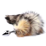 Faux Fur Fox Tail Butt Plug Pet Play Anal Trainers