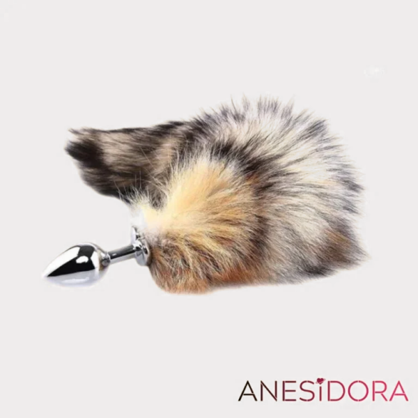 Faux Fur Fox Tail Butt Plug Pet Play Anal Trainers