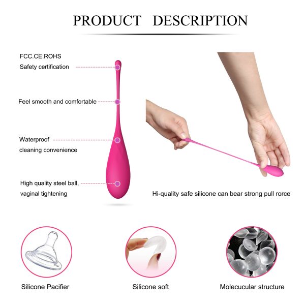 Rose Kegel Ball Kit for Women: Beginners & Advanced