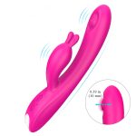 Clitoral & G-spot masturbator with automatic heating