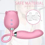 Rose Suction Stimulator With Bullet