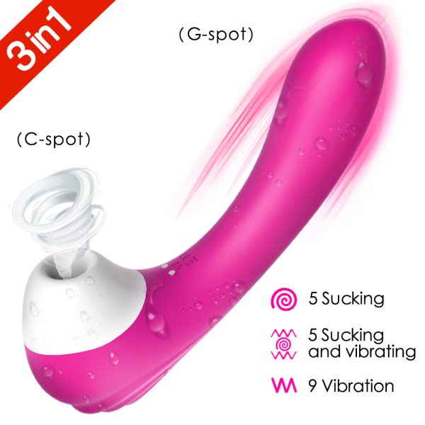 2 in 1 Air Clit Stimulator & G-Spot Vibrator