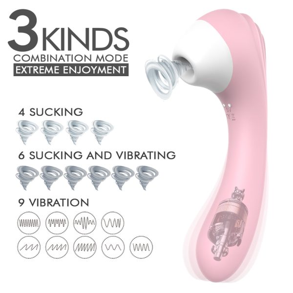 2 in 1 Air Clit Stimulator & G-Spot Vibrator