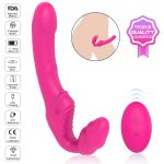 Remote controlled dual-headed vibrator