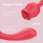 Anesidora Upgraded Female Rose Tongue Licking Vibrator for Women