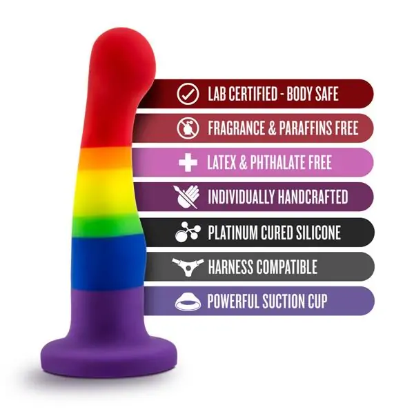 Blush Avant - Pride 5.25 Inch Insertable Dildo