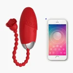 Phone Remote Control Rose Clitoral Vibrator