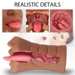 Oral Stimulation Masturbator Realistic Blow Job