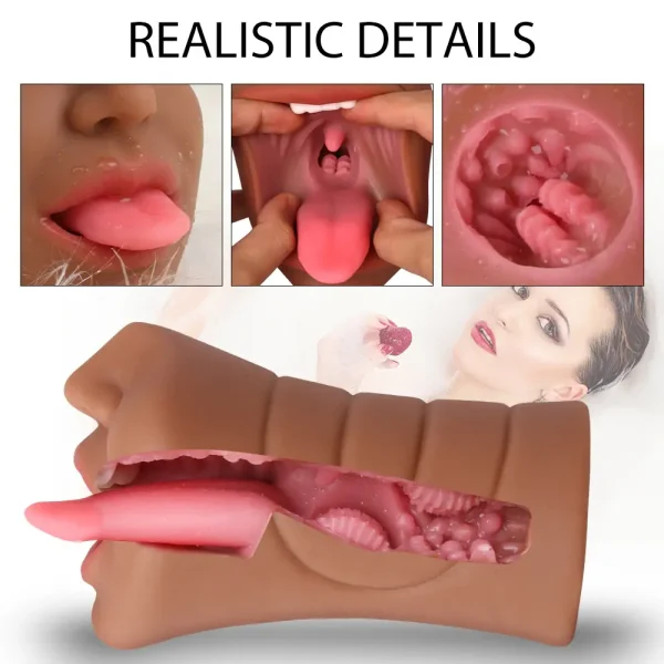 Oral Stimulation Masturbator Realistic Blow Job