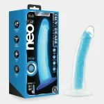 Blush Neo - Blue Glow in the Dark Dildo 7 Inch