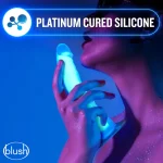 Blush Neo - Blue Glow in the Dark Dildo 7 Inch