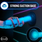 Blush Neo - Blue Glow in the Dark Dildo 7 Inch