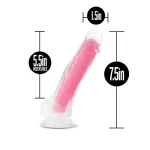 Blush Neo - Pink Glow in the Dark Dildo 7.5 Inch