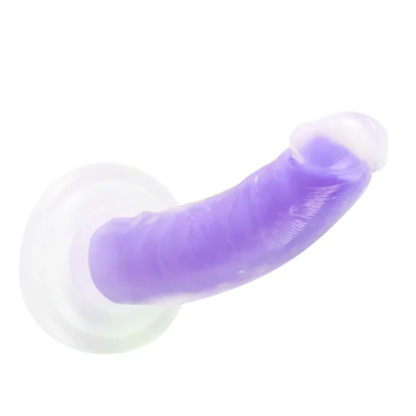 Blush Neo - Purple Luminous Stud Dildo 7.5 Inch