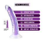 Blush Neo - Purple Luminous Stud Dildo 7.5 Inch