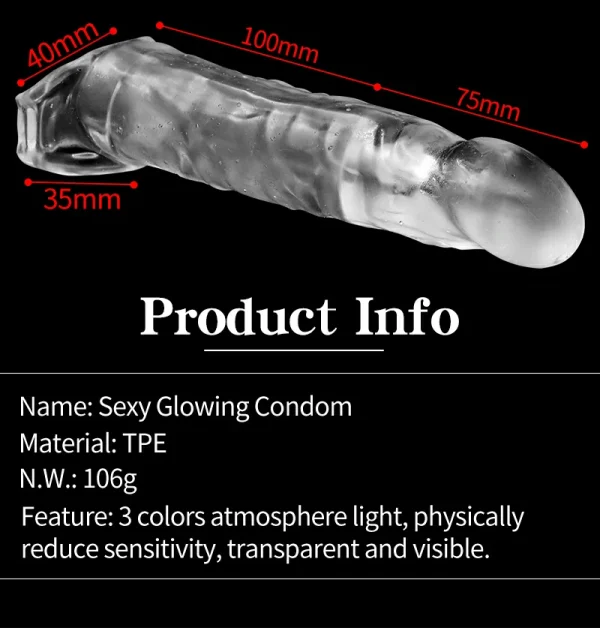 Nell - Light up Penis Sleeve