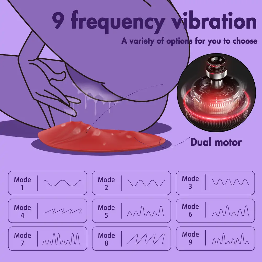 vibrating modes of ADA – Grinder Sex Toy