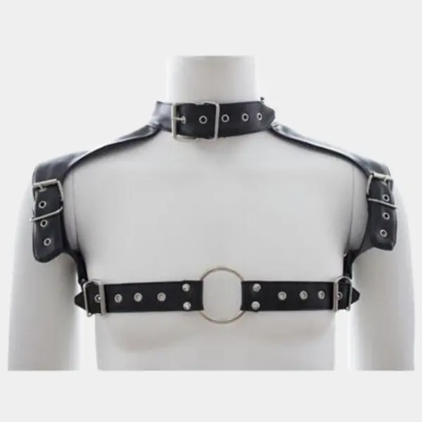 Adjustable Clubwear Harness Collars for Men