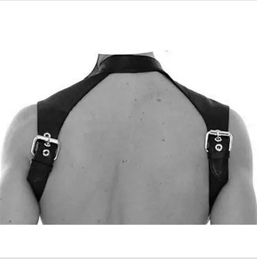 Adjustable Clubwear Harness Collars for Men