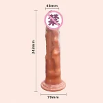 Swing - Rotating Beads Dildo 9.5 Inch