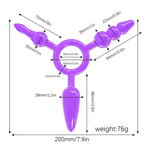 Trinity - Triple Butt Plug