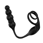 Anesidora Cock Ring With Vibrating Anal Beads