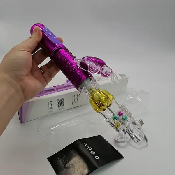 Butterfly Rabbit Vibrator - Purple