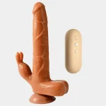 Jack - Warm Throbbing Rabbit Dildo 9.1 Inch