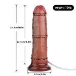 Large Realistic Squirting Dildo 10 Inches