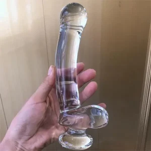 Large smooth glass dildo Dildo 10 inch