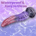 Purple Silicone Tentacle Dildo 10 Inches