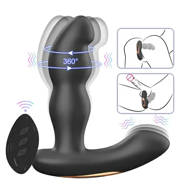 Rotating Milking Prostate Toy For Couples