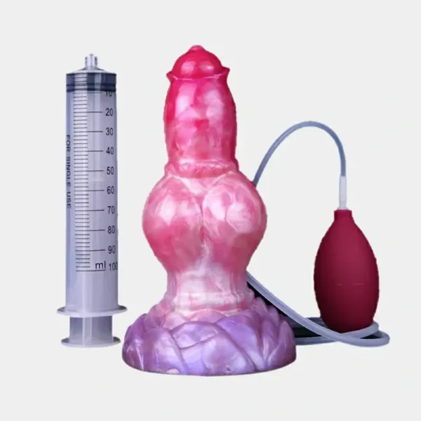 Squirting Dog Dildo 7.5 Inch