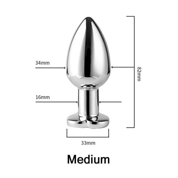 Heart Shape Led Butt Plug 3 Sizes