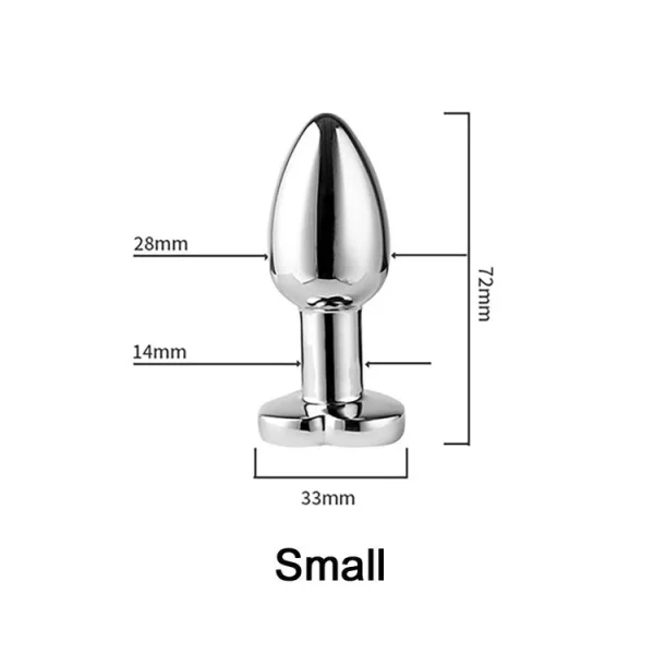 Heart Shape Led Butt Plug 3 Sizes