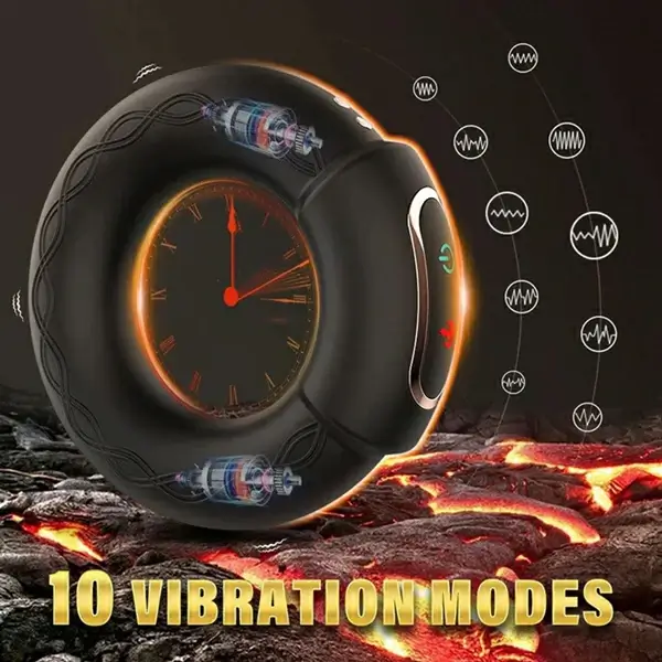 Intelligent Heated Vibrating Cock Ring