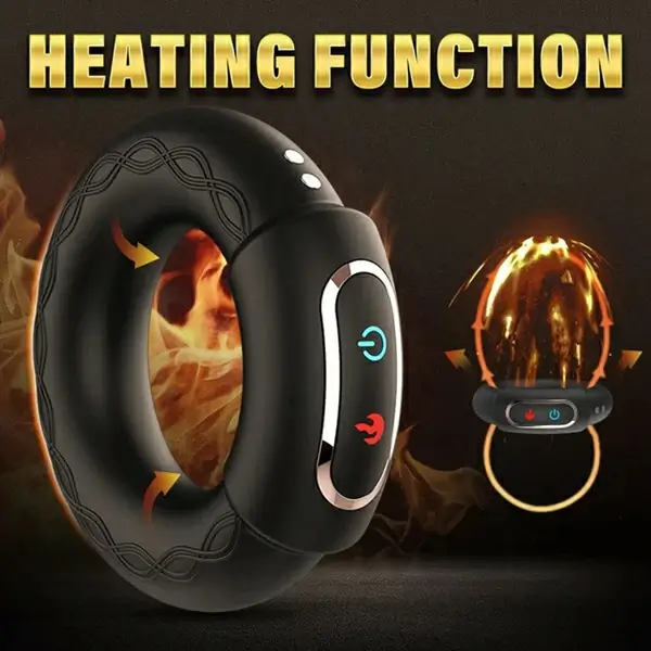 Intelligent Heated Vibrating Cock Ring