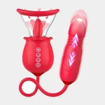 Pussy Pump With Dildo Rose Toy