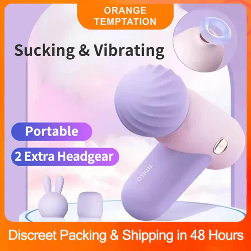 2 in 1 Sucking Av Wand Vibrator