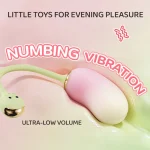 Cute Bean Insertable Clitoral Vibrator