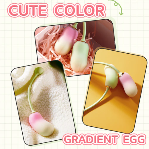 Cute Bean Insertable Clitoral Vibrator