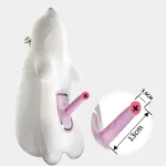 Discreet Polar Bear Remote Control Sex Machine